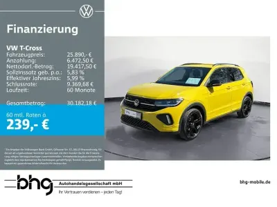 Gebraucht VW T-Cross R-line 116 PS (85 kW) 2025 Gelb SUV