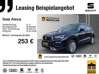 Neu Seat Ateca 150 PS (110 kW) 2026 Schwarz SUV