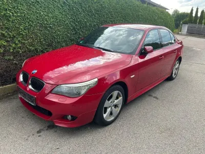 Gebraucht BMW 530 Sport Line 235 PS (172 kW) 2008 Rot Limousine