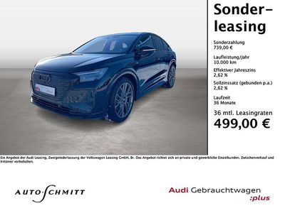 Gebraucht Audi Q4 Sportback e-tron S-Line 210 kW (286 PS) 2025 Mythosschwarz metallic SUV