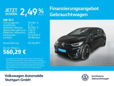 Gebraucht VW ID.3 GTX 239 kW (326 PS) 2025 Schwarz Kleinwagen