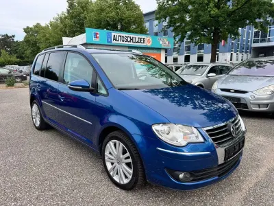 Gebraucht VW Touran Highline 140 PS (102 kW) 2009 Blau Van / Kleinbus