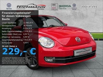 Usata VW Beetle Cabriolet Design 105 CV (77 kW) 2013 Rosso Cabrio