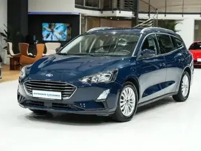 Brugt Ford Focus Titanium 150 HK (110 kW) 2020 Blå Sedan
