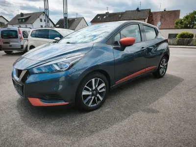 Gebraucht Nissan Micra Visia+ 71 PS (52 kW) 2018 Blau Kleinwagen