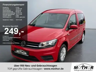 Gebraucht VW Caddy Style 122 PS (89 kW) 2019 Indiumgrau Van / Kleinbus