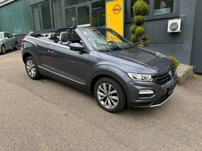 Gebraucht VW T-Roc Cabriolet Style 110 PS (80 kW) 2021 Grau Cabrio