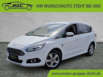 Gebraucht Ford S-MAX Titanium 190 PS (139 kW) 2019 Frost weiß Van / Kleinbus