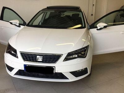 Usata Seat Leon Style 131 CV (96 kW) 2019 Bianco Berlina