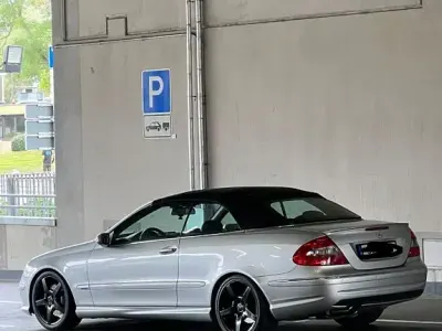 Brugt Mercedes CLK200 AMG 163 HK (119 kW) 2007 Sølv Cabriolet