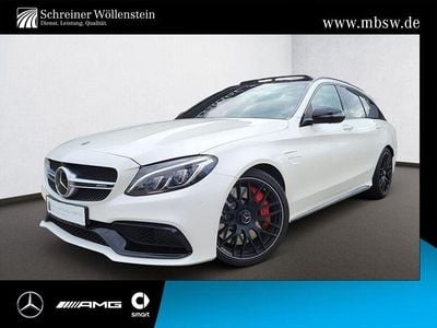 Gebraucht Mercedes C63S AMG AMG 510 PS (375 kW) 2018 Manufaktur diamantweiß bright Kombi
