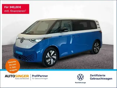 Gebraucht VW ID. Buzz Pro 210 kW (286 PS) 2025 Medium blue / candyweiß Van / Kleinbus