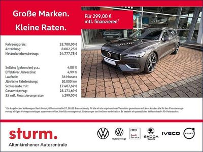 Brugt Volvo V60 Plus 253 HK (186 kW) 2022 Grå Stationcar
