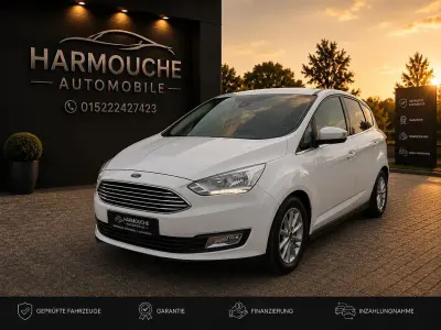 Gebraucht Ford C-MAX Titanium 120 PS (88 kW) 2018 Weiß Van / Kleinbus