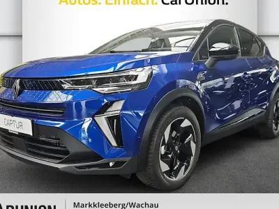 Neu Renault Captur Techno 158 PS (116 kW) 2025 Ironblau metallic, black pearlschwarz metallic (blau) SUV