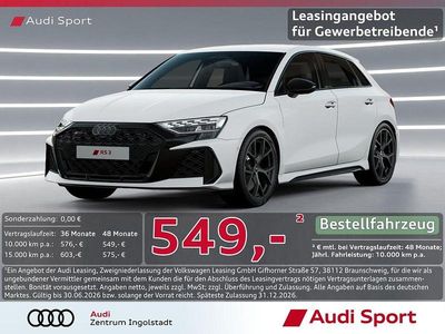 Neu Audi RS3 Sport 400 PS (294 kW) 2025 Arkonaweiß Limousine