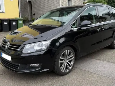 Gebraucht VW Sharan Style 200 PS (147 kW) 2011 Schwarz Van / Kleinbus