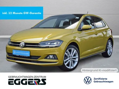 Gebraucht VW Polo Highline 116 PS (85 kW) 2018 Gelb Kleinwagen