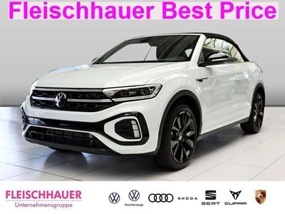 Gebraucht VW T-Roc Cabriolet R-line 150 PS (110 kW) 2024 Weiß Cabrio
