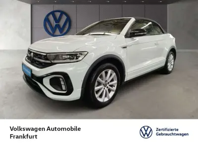 Gebraucht VW T-Roc Cabriolet R-line 150 PS (110 kW) 2022 Weiß Cabrio
