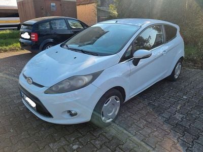 Gebraucht Ford Fiesta Trend 82 PS (60 kW) 2010 Weiß Kleinwagen