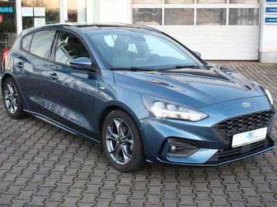 Gebraucht Ford Focus ST-Line 120 PS (88 kW) 2019 Chromablau metallic Limousine