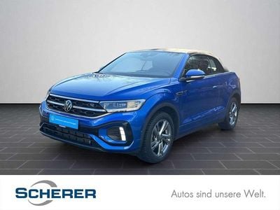 Gebraucht VW T-Roc Cabriolet R-line 150 PS (110 kW) 2023 Ravennablau metallic Cabrio