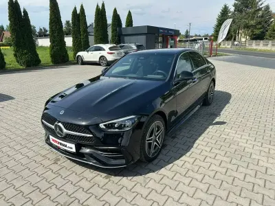 Używany Mercedes C300e AMG line 313 KM (230 kW) 2024 Czarny Sedan/Limuzyna