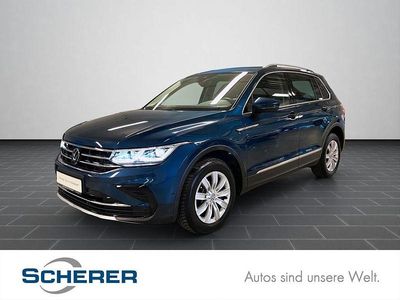 Nightshade blue metallic (metallic) Gebraucht 2023 VW Tiguan Elegance SUV | 37.500 € (Fairer Preis)
