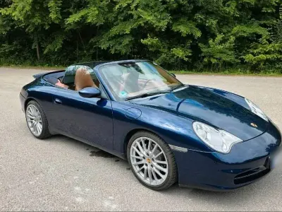 Gebraucht Porsche 996 320 PS (235 kW) 2002 Blau Cabrio