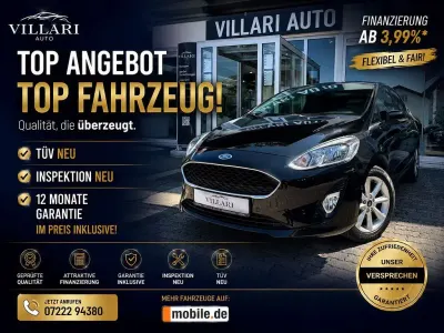 Gebraucht Ford Fiesta Cool & Connect 101 PS (74 kW) 2019 Schwarz Kleinwagen