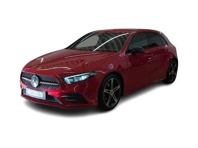Brugt Mercedes A200 AMG line 163 HK (119 kW) 2018 Rød Sedan