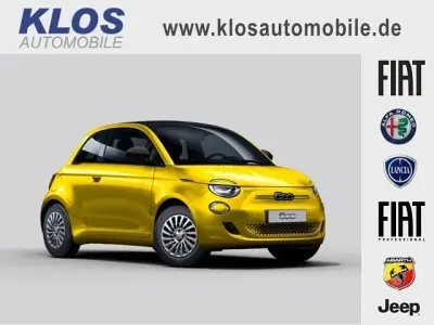 Neu Fiat 500e Pop 86 kW (118 PS) 2026 Sun of italy gelb metallic Cabrio