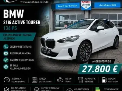 Gebraucht BMW 218 Active Tourer Comfort Edition 136 PS (100 kW) 2024 Weiß Van / Kleinbus