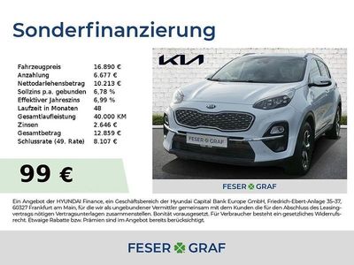 Weiß Gebraucht 2019 Kia Sportage Spirit SUV | 16.890 € (Fairer Preis)
