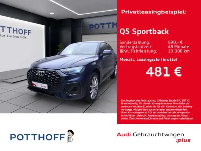 Gebraucht Audi Q5 S-Line 204 PS (150 kW) 2023 Navarrablau metallic SUV