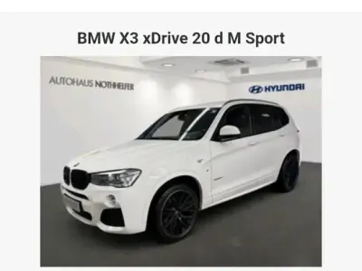 Gebraucht BMW X3 M Sport 190 PS (139 kW) 2016 Weiß SUV