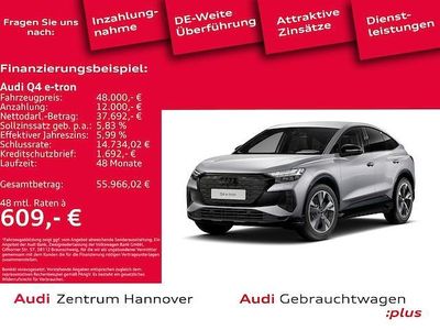 Florettsilber metallic Gebraucht 2024 Audi Q4 Sportback e-tron Ambiente SUV | 48.000 € (Fairer Preis)