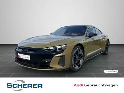 Gebraucht Audi RS e-tron GT Sport 439 kW (598 PS) 2021 Taktikgrün metallic (metallic) Limousine