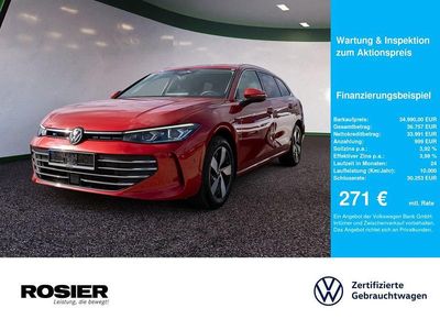 Usata VW Passat Business 150 CV (110 kW) 2024 Rosso Station wagon