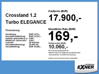 Gebraucht Opel Crossland X Elegance 131 PS (96 kW) 2023 Platinium grau SUV
