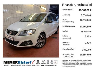 Gebraucht Seat Alhambra FR-Line 150 PS (110 kW) 2022 Weiß Van / Kleinbus