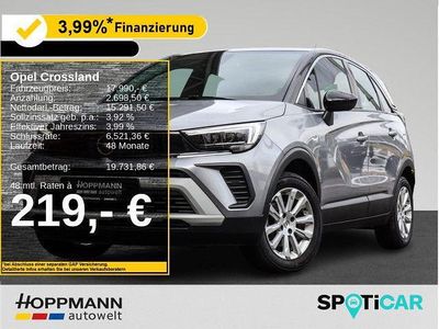 Gebraucht Opel Crossland Elegance 110 PS (80 kW) 2023 Silber SUV