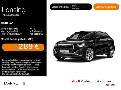 Gebraucht Audi Q2 S-Line 150 PS (110 kW) 2025 Mythosschwarz metallic SUV
