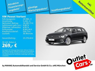 Gebraucht VW Passat GTE 218 PS (160 kW) 2021 Grau Kombi
