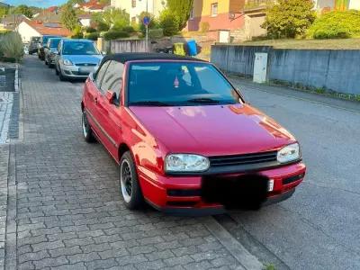 Gebraucht VW Golf Cabriolet 75 PS (55 kW) 1993 Rot Cabrio