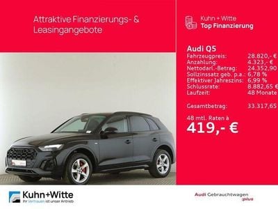 Gebraucht Audi Q5 S-Line 204 PS (150 kW) 2022 Schwarz SUV
