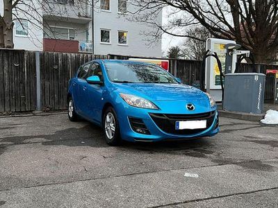 Gebraucht Mazda 3 Prime-Line 105 PS (77 kW) 2010 Blau Limousine