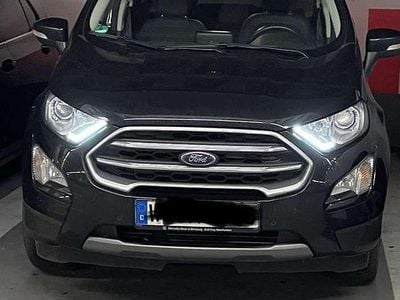 Brugt Ford Ecosport Titanium 125 HK (91 kW) 2019 Sort SUV