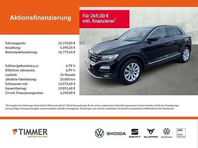 Second-hand VW T-Roc Sportline 150 CP (110 kW) 2021 Negru SUV